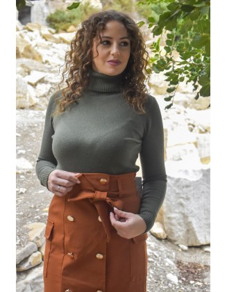 Falda Emma Marrón