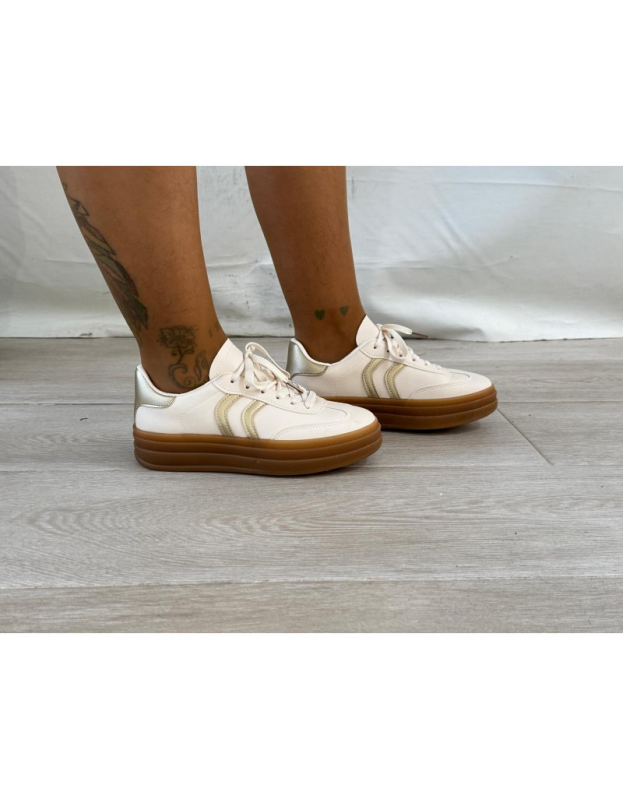 Deportivas beige
