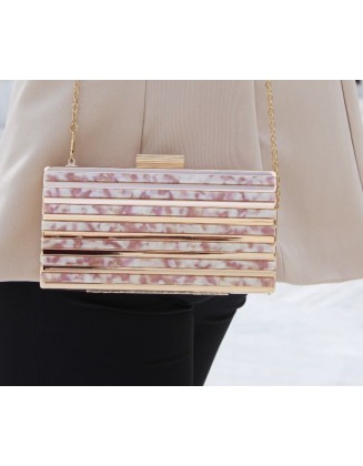 Clutch Rosé gold