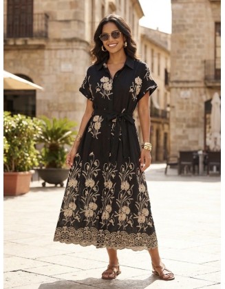 Vestido Dama Negro