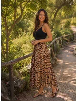 Falda Leona