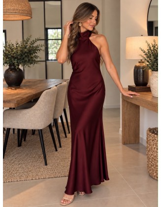 Vestido Senés Granate