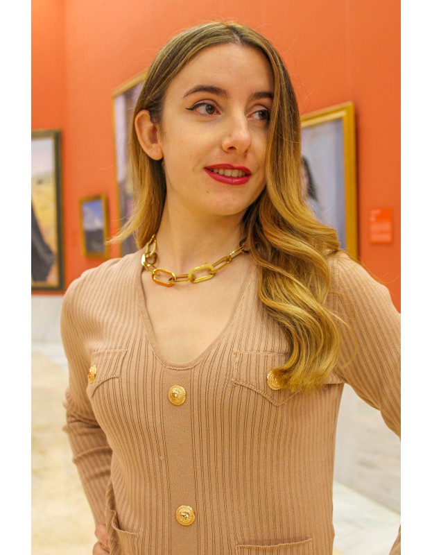 Collar Agatha Dorado